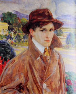 Portrait de Maurice Rostand en 1909, par Clémentine-Hélène Dufau.