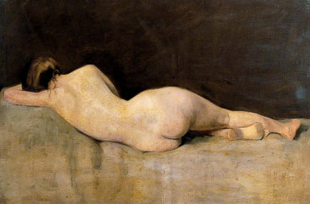 Female Figure Lying on a Couch