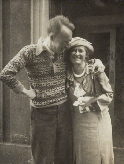 Signe Toksvig with Frank O'Connor, 1936