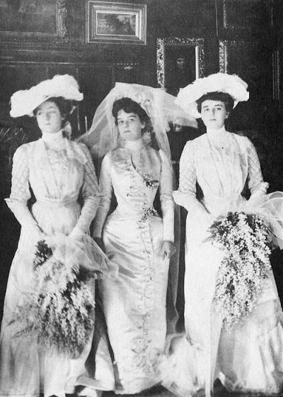 New York socialite Helen Hay Whitney on her wedding day in 1902 ...