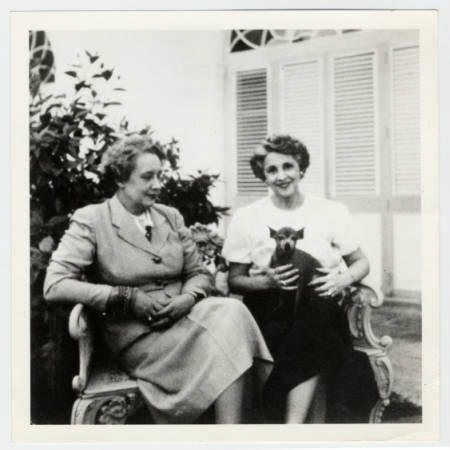 Lydia Cabrera and María Teresa de Rojas at Quinta San José c. 1947 ...