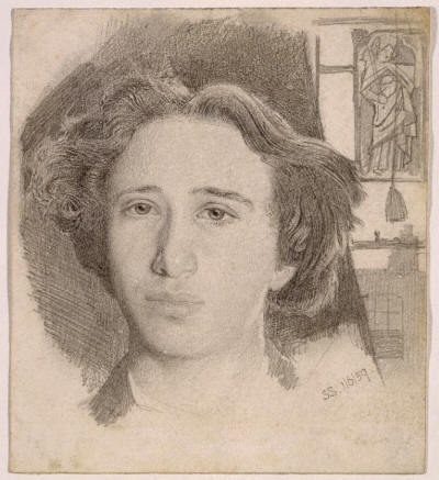 Self-Portrait', Simeon Solomon, 1859 | Tate