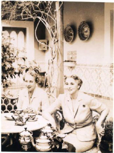 Lydia Cabrera and María Teresa de Rojas at Quinta San José ...