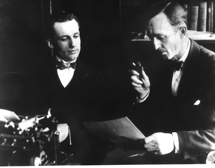 Mark Turbyfill ( left ) and Samuel Putnam