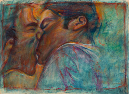 BOB ZIERING (1932 - ) The Kiss.