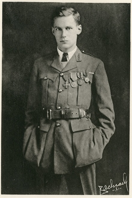 Crosby in uniform shortly after Armistice Day 1919