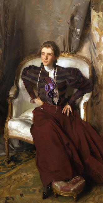 Mrs. Charles Thursby Painting by John Singer Sargent