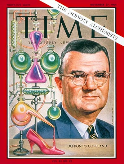 TIME Magazine Cover: Lammot Copeland - Nov. 27, 1964 - Du Pont - Chemistry  - Business