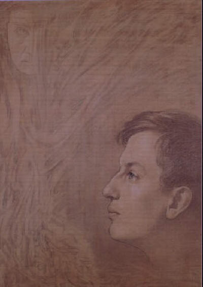 Portrait of Oswell Blakeston - Metamorphosis by Austin Osman Spare on artnet