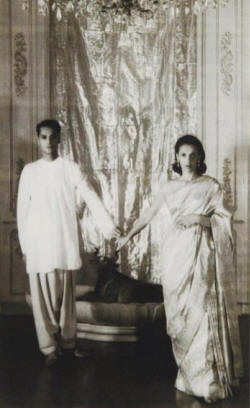 Edulji Framroze Dinshaw (1916-1970) and his sister Bachoo Dinshaw, Countess Woronzow-Dashkow captured with his usual shimmering elegance by Cecil Beaton in 1944.