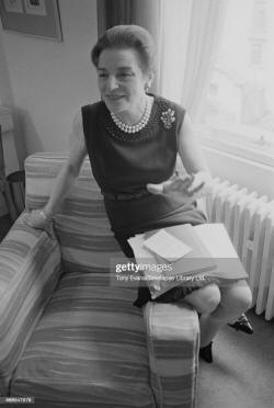 Director of fashion brand Balmain Ginette Spanier , 1966. News Photo -  Getty Images