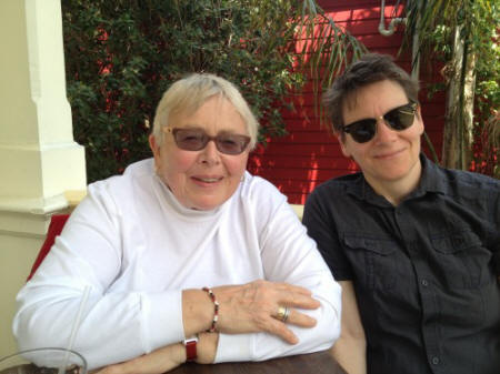 taken by Liz Snyder in 2013, shows BC Sellen and Polly Thistlethwaite in New Orleans