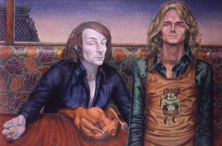 Frank Govers & Uwe Murau (1972), by Herman Gordijn, 
Oil on canvas, 80x120cm
Stedelijk Museum Amsterdam